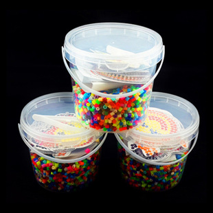 5mm拼豆7000颗补充装diy立体拼图拼板亲子互动5个模板配件补色装