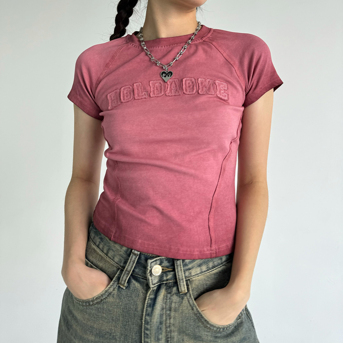 SLEEPZOO24SS做旧洗水修身T恤