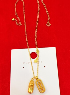 越南沙金貔貅金刚杵套链吉言配件