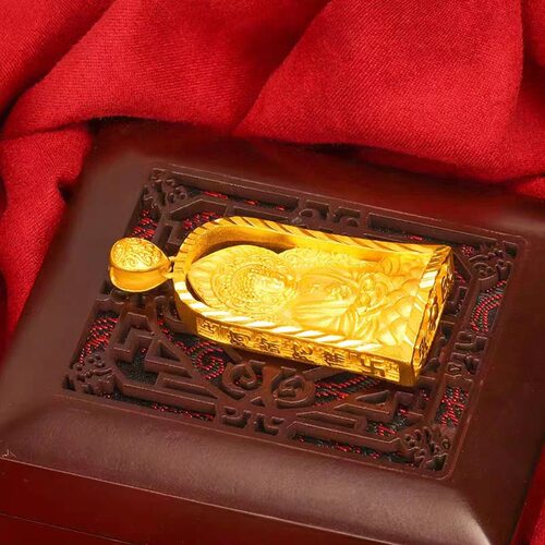 越南沙金金钢佛像吊牌中式男女款