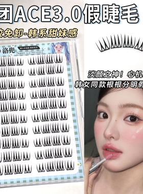 洛兜3.0女团免胶U型韩系小薄片