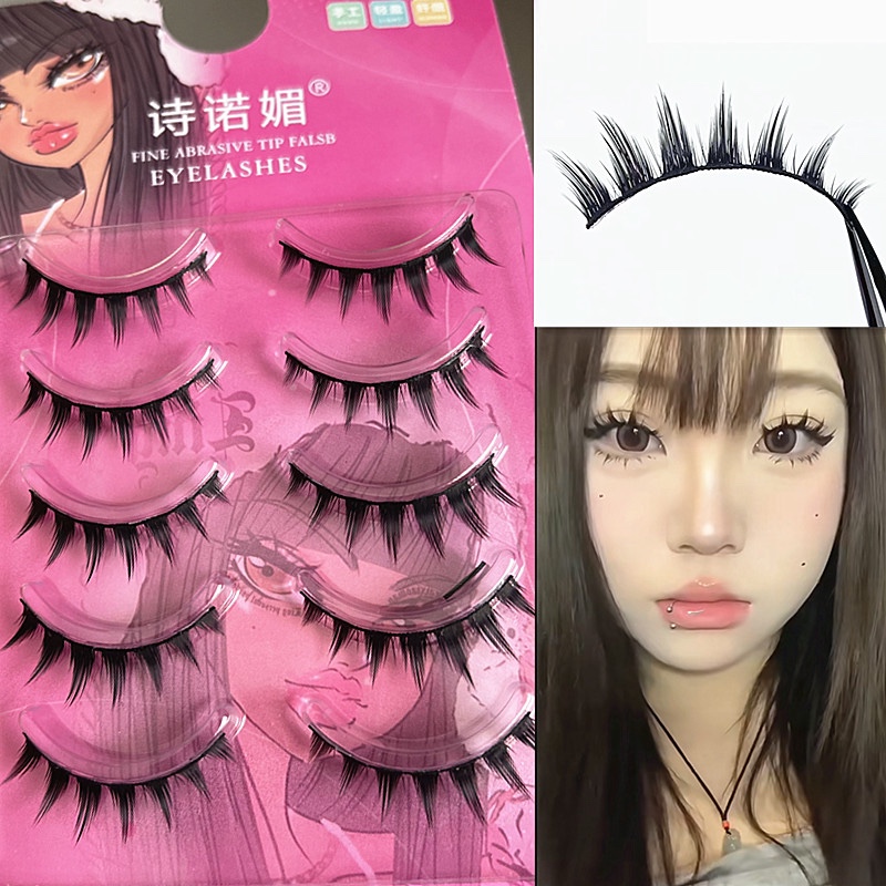 诗诺媚MF14浓密加粗大恶魔假睫毛