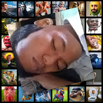 126张意义不明的照片贴纸搞笑抽象表情包沙雕发疯恶搞同学diy桌面