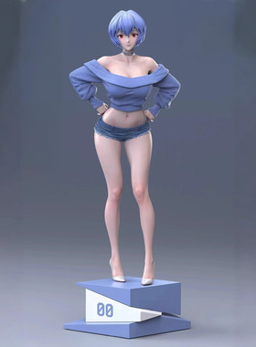 夏日女友学妹绫凌波丽福音战士二次元美动漫gk手办模型摆件