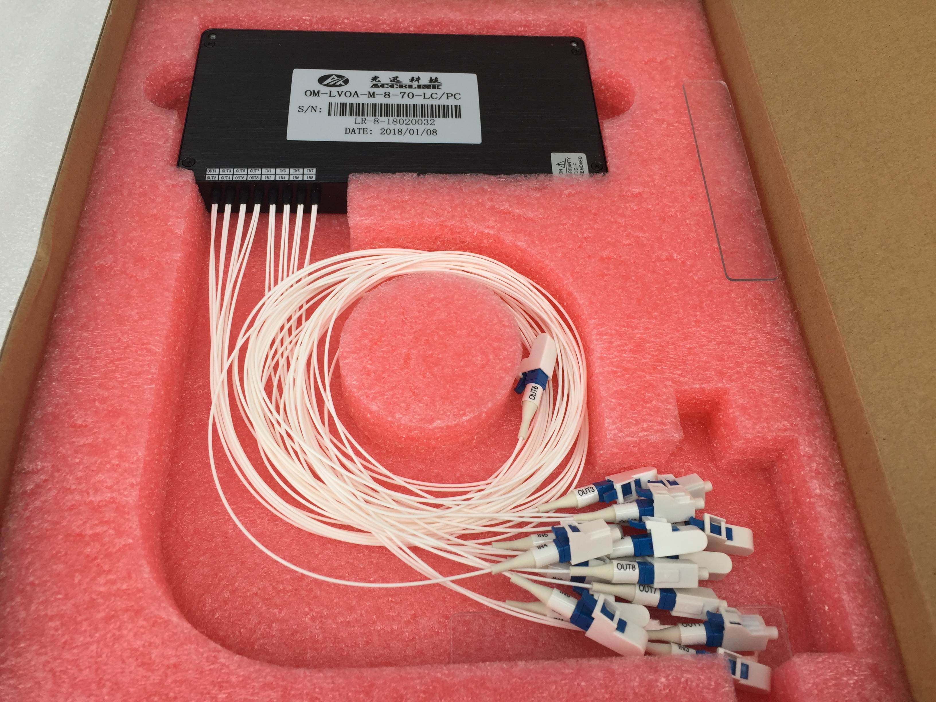 光迅科技 om-lvoa-m-8-70-lc/pc 光分路器