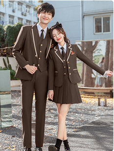 学生校服西装套装学院风韩国高中英伦班服大合唱演出服男女JK制服