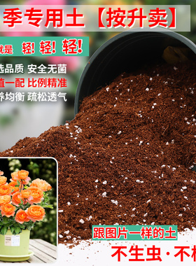 月季专用土月季花专用营养土养花家用盆栽通用型有机花卉种植土壤