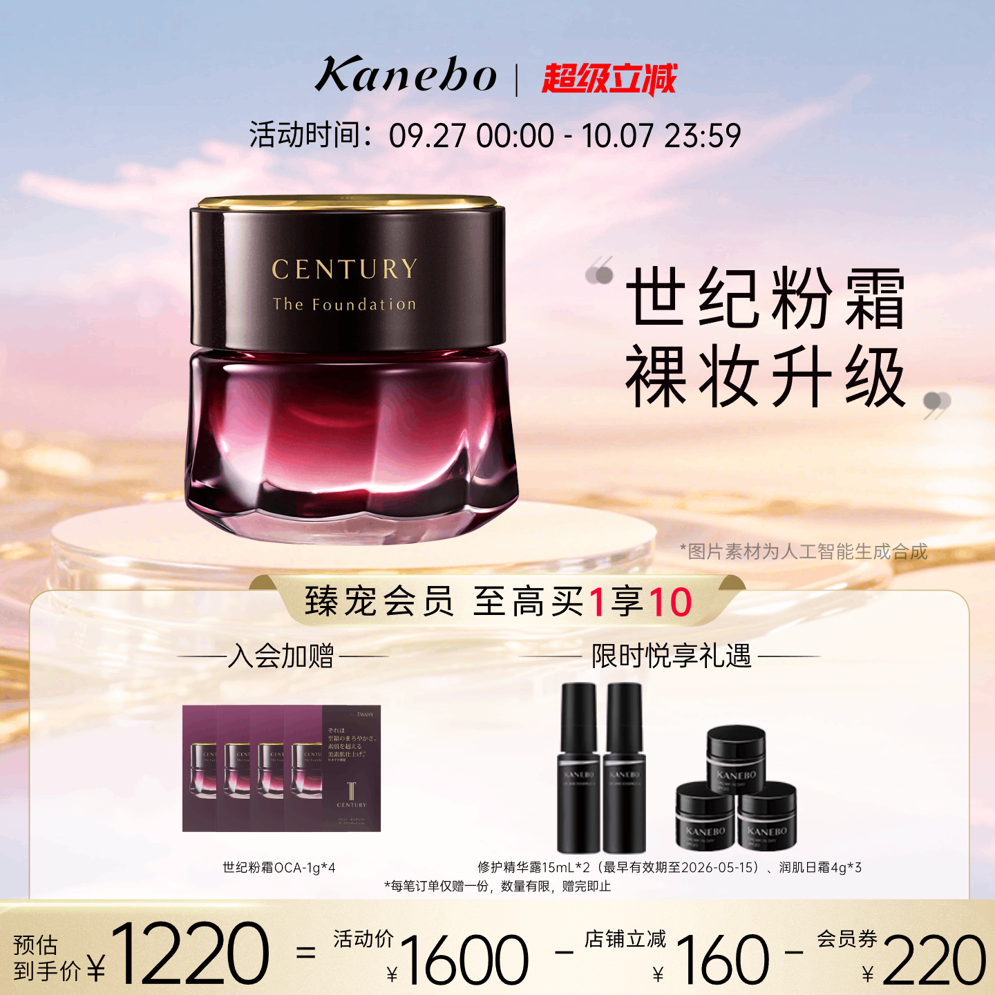 嘉娜宝世纪粉霜【官方正品】