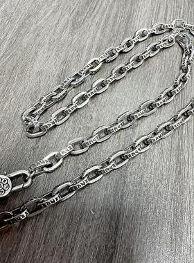 2026翔栩民族风六字真言金刚杵项链环套环复古霸气潮流厂家直销