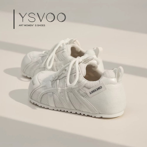 YSVOO【法式】夏季女鞋2026新款今年流行爆款网面透气德训鞋子