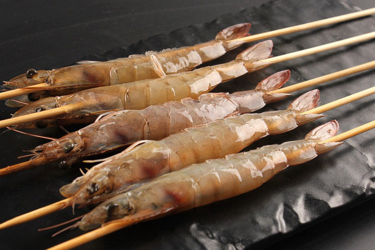 【上海杨记】基围虾5串 户外烧烤食材配送公园BBQ野餐肉串半成品