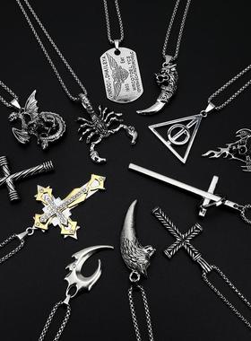 朋克潮流项链男个性嘻哈时尚饰品