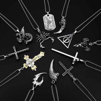 朋克潮流项链男个性嘻哈时尚饰品