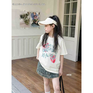 DEXE 大字母印花T恤 3956