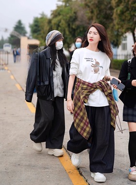 FZ 07272   围脖小熊发热衣T恤