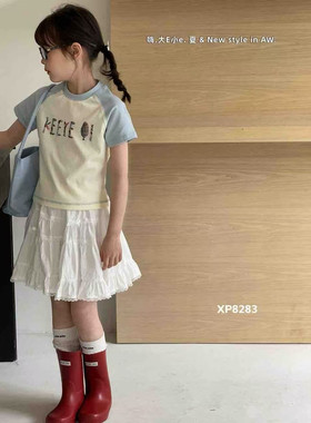DEXE 8283 KE字母小短T恤