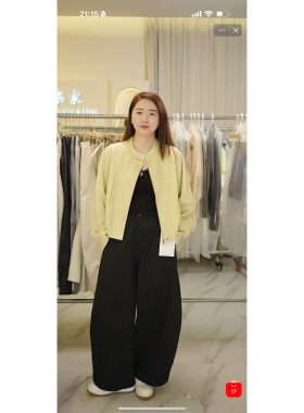 FL 7052 春款弯刀裤