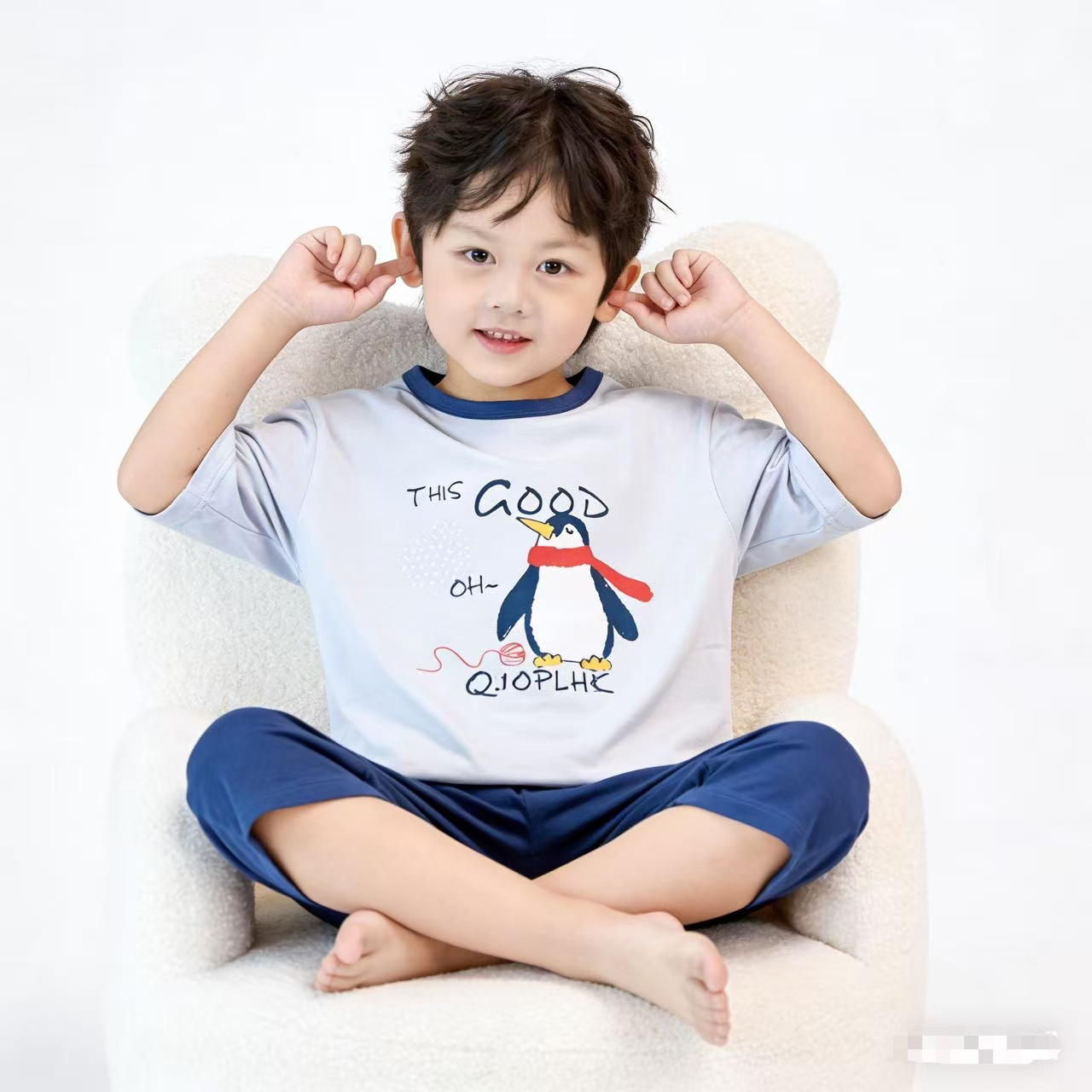 KAD 61204 优可思卡通短袖家居服套装