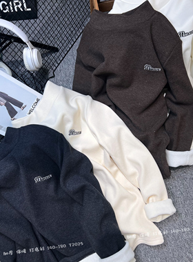 HL 2025（2029） M字母加厚一体绒发热衣