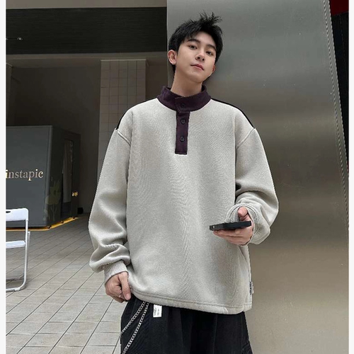 JZ 956663 立领一体绒卫衣