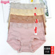 彩田内裤 女高腰超柔莫代尔棉1520D特高腰15327蕾丝边石墨烯裆包臀