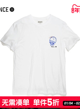 STANCE OBLOW STITCHED设计款纯棉印花T恤休闲上衣