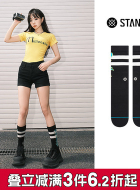 STANCE 瑞克和莫蒂动画联名款556休闲中筒袜子男女棉冬季透气潮袜