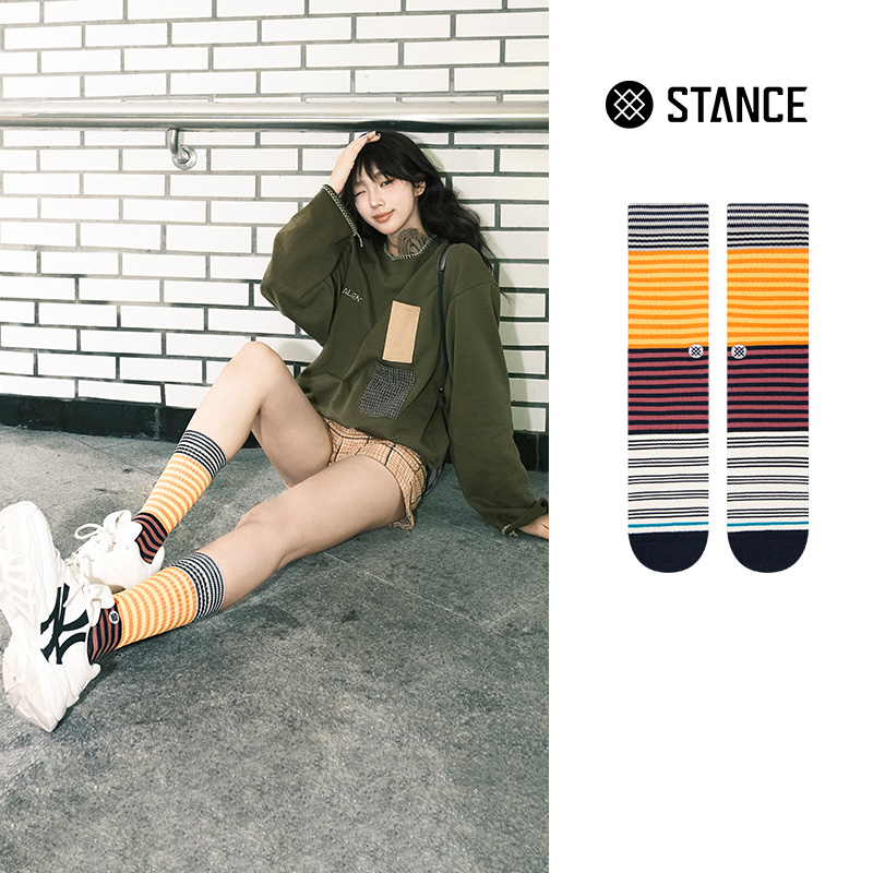 STANCE男女中筒袜春季新品休闲袜