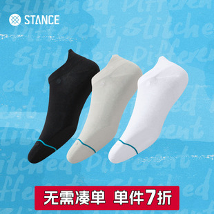 踝袜男女休闲袜纯色棉袜子 短袜透气薄款 STANCE斯坦斯经典 ICON冬季