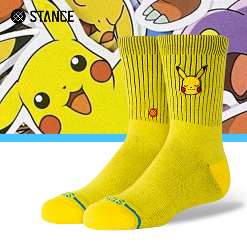 Stance皮卡丘联名款休闲运动袜