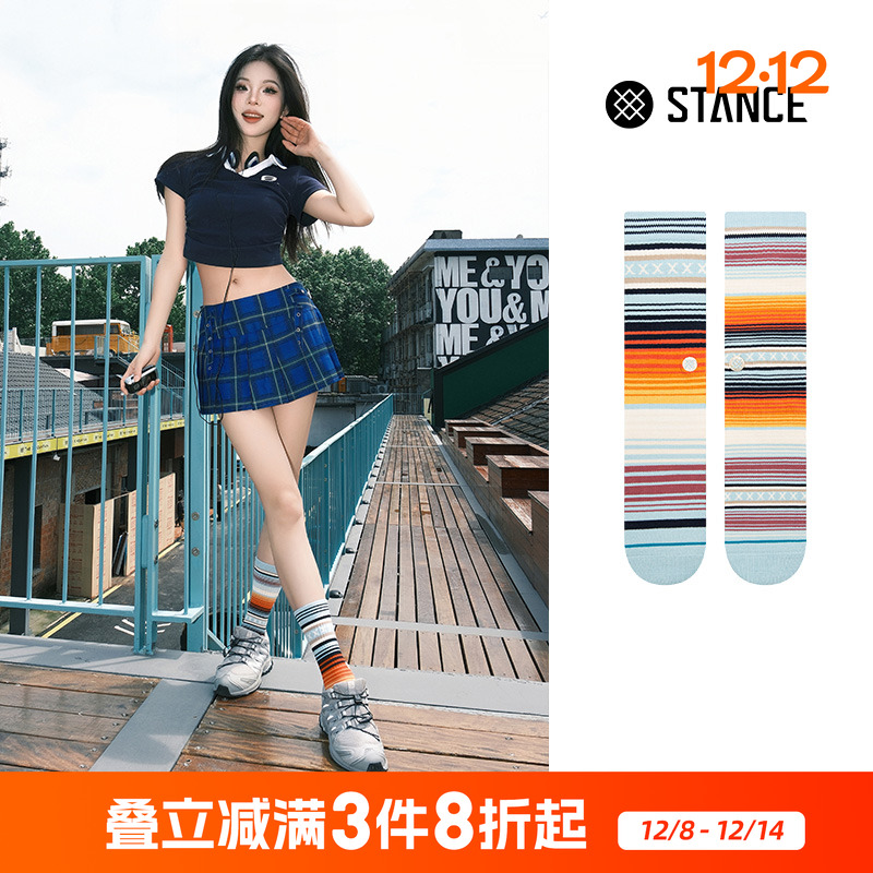 STANCE男女中筒袜休闲袜