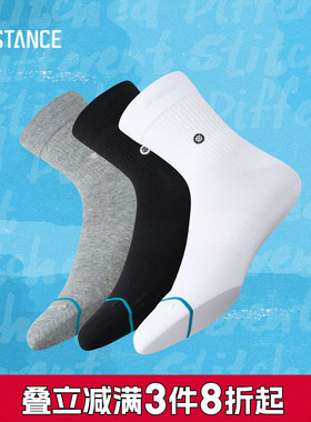 STANCE斯坦斯316经典ICON低筒袜冬季轻薄款透气短筒男女休闲袜子