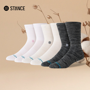 STANCE斯坦斯ECO环保系列弹力秋冬透气中筒男女休闲袜3双装 保暖袜