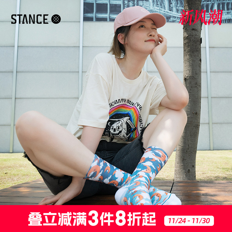 透气吸汗袜子STANCE中筒