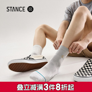 346休闲短筒袜子男袜棉袜秋冬吸汗透气女袜子 ICON款 STANCE 经典