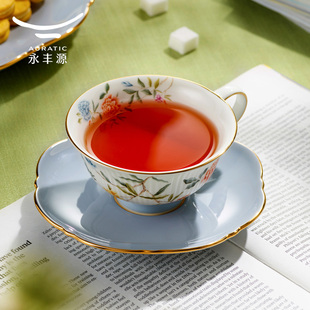 国瓷永丰源月亮时光200ml2头陶瓷下午茶杯咖啡杯子高档礼盒装