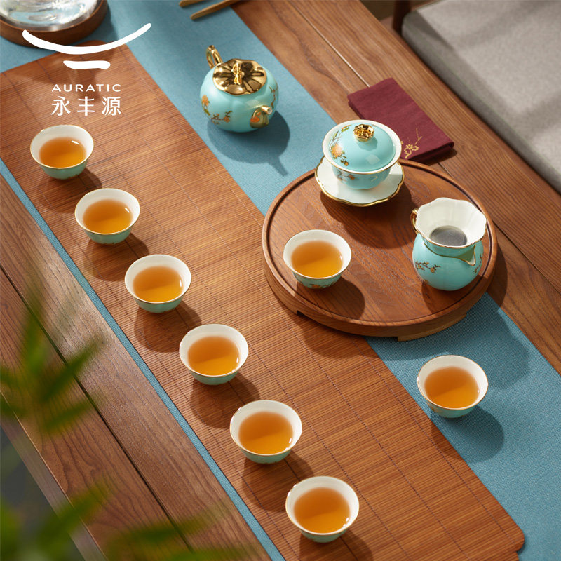 永丰源西湖蓝15头茶具