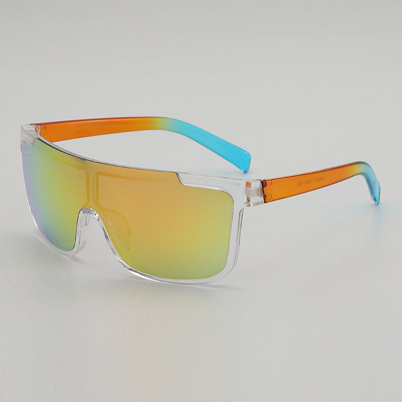 连体大镜面遮阳钓鱼眼镜防紫外线高清太阳镜2025新款跨境开车墨镜