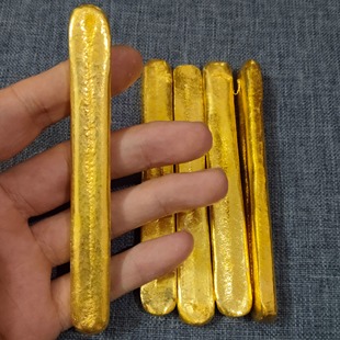 孟加拉赤金沙金矿石金仿金材料金条火烧可融化冷却不变色二次塑形