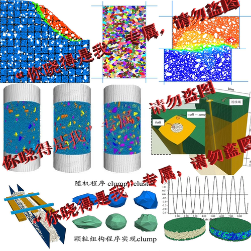 pfc代做仿真建模颗粒流个人数值模拟Flac耦合循环巷道模型答疑