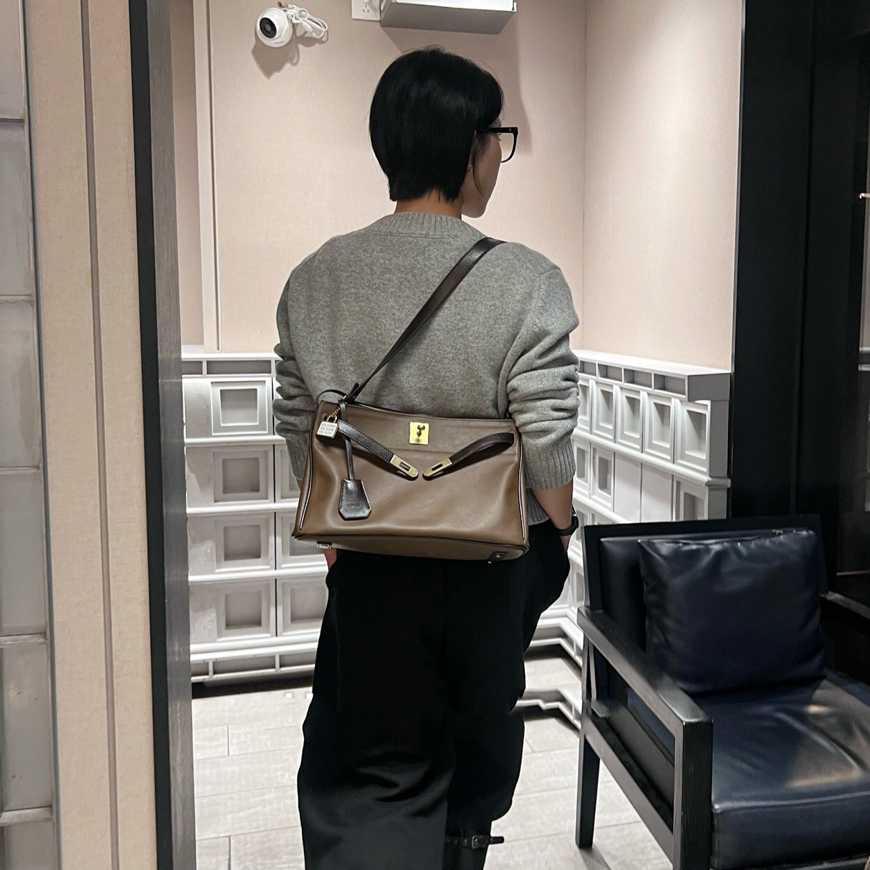 大容量通勤凯莉包女2026新款高级感小众单肩斜挎包时尚复古子母包,箱包皮具/热销女包/男包,通用款女包,淘宝优惠券,粉丝福利购,淘宝优惠卷