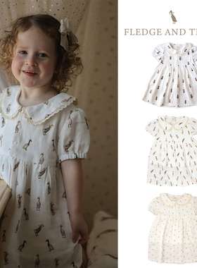 澳大利亚Fledge and Thread现货婴幼儿童短袖连衣裙纱布裙碎花裙