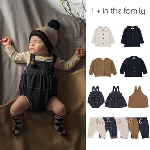 儿童格纹外套背带裤 the AW25新款 裙子保暖男女秋冬 family