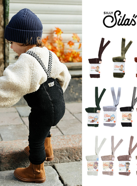 补货到货Silly silas AW25新款秋冬泰迪绒加厚举重裤新款儿童纯棉