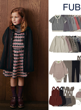 到手5折丹麦FUB 经典款毛衣婴幼儿童纯羊毛外套上衣裤子