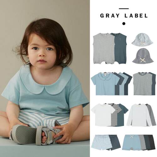 GrayLabelSS25婴幼儿童短袖T恤