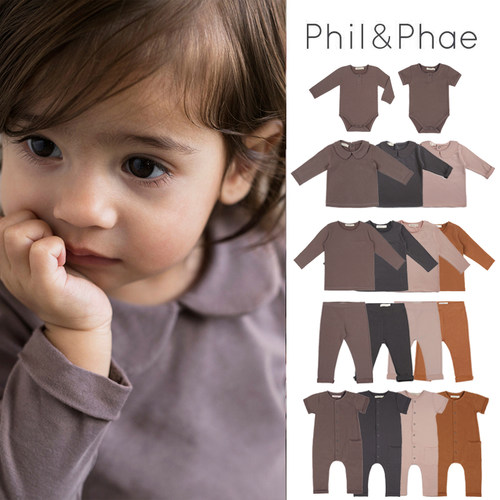 Phil&phae春夏新生儿纯棉包屁衣