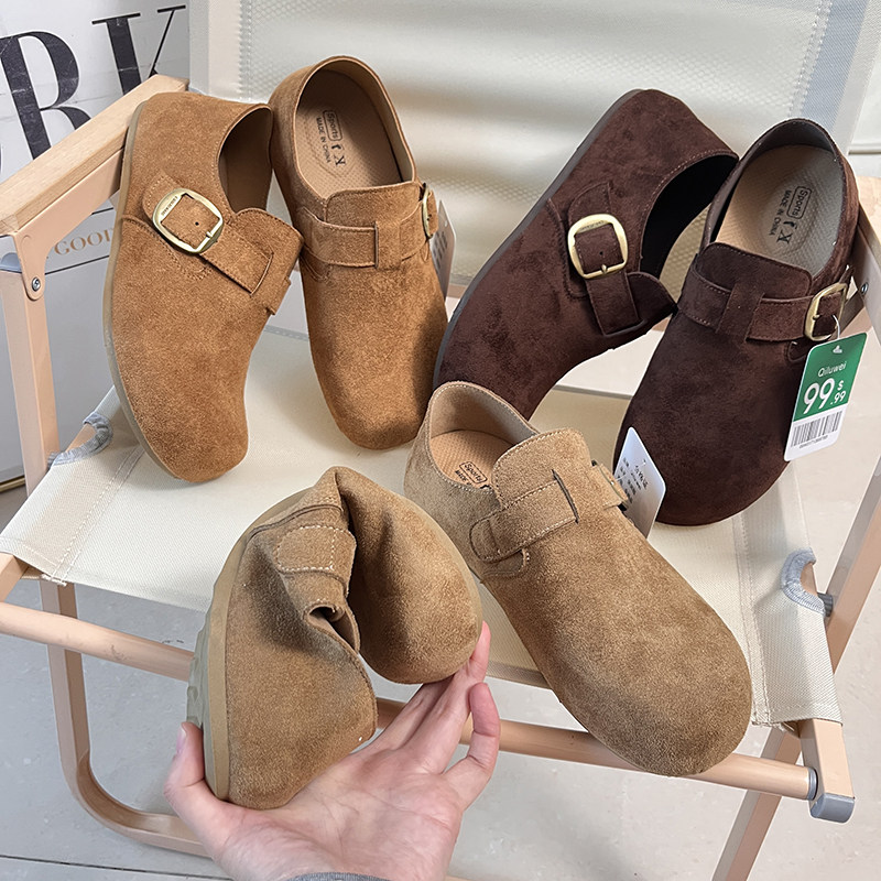 反革绒面！源自99刀！男士2026春季新品休闲百搭时尚勃肯鞋单鞋潮,流行男鞋,软木鞋/勃肯鞋,淘宝优惠券,粉丝福利购,淘宝优惠卷