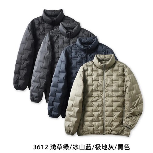 户外休闲抗风防水立领羽绒服