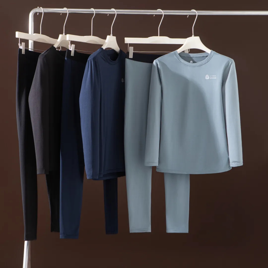 圆领秋裤保暖弹力打底内衣套装